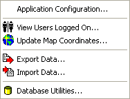 Administration sub-menu