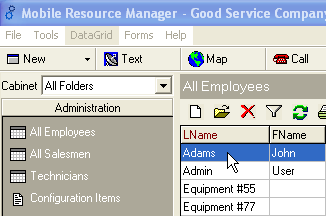 Good Service Company - All Employees view